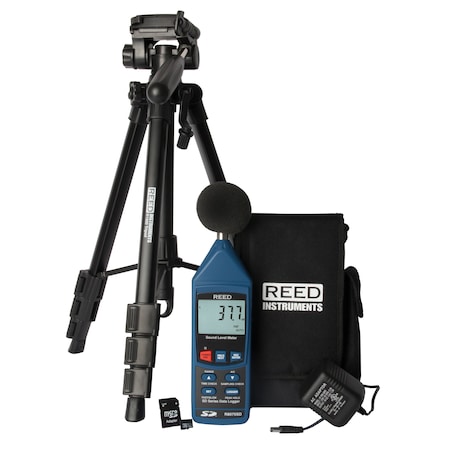 REED Data Logging Sound Meter With Tripod, SD Card And Power Adapter
